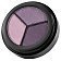 Paese Opal Eyeshadows Potrójne cienie do powiek 5g 244 Plum Pie