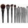 JESSUP Makeup Lover Makeup Brush Collection Zestaw pędzli do makijażu Phantom Black 13szt.