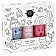 Nailmatic Kids Mermaid B Zestaw lakierów do paznokci Dolly 8ml + Sissi 8ml + Merlin 8ml