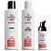 Nioxin System 4 Zestaw szampon do włosów 150ml + odżywka do włosów 150ml + kuracja zagęszczająca do włosów 40ml