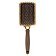 Olivia Garden Expert Care Rectangular Prostokątna szczotka z nylonowym włosiem Gold & Brown L