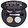 GOSH Brow Kit Sourciles Zestaw do stylizacji brwi Cienie 2,82g + Wosk 0,5g 001