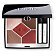 Christian Dior 5 Couleurs Couture Eyeshadow Palette - High-Colour - Long-Wear Creamy Powder Paleta pięciu cieni do powiek 7g 673 Red Tartan