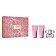 Versace Bright Crystal Zestaw upominkowy EDT 50ml + balsam 50ml + żel pod prysznic 50ml