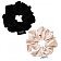 Glov Satin Scrunchies Satynowe gumki do włosów M Champagne/Black 2szt
