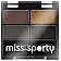 Miss Sporty Studio Colour Quattro Eye Shadow Poczwórne cienie do powiek 5g 414 100% Smokey
