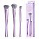 JESSUP Luxury Purple Face Coverage Trio Makeup Brush Zestaw pędzli do makijażu T513 3szt.