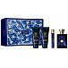 Versace Pour Homme Dylan Blue Zestaw upominkowy EDT 100ml + EDT 10ml + żel pod prysznic 100ml + balsam po goleniu 100ml