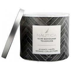 Nautica Nomad Collection Noir Mahogany Teakwood Candle 1/1