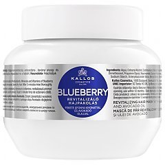 Kallos Blueberry Revitalizing Hair Mask With Blueberry Extract And Avocado Oil 1/1