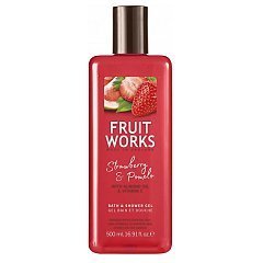Grace Cole Fruit Works Bath & Shower Gel Strawberry & Pomelo 1/1