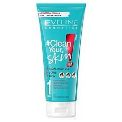 Eveline Clean Your Skin 3w1 Facial Wash Gel 1/1