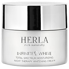 Herla Infinite White Total Spectrum Moisturizing Night Therapy Whitening Cream 1/1
