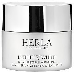 Herla Infinite White Total Spectrum Anti-Aging Day Therapy Whitening Cream SPF 15 1/1
