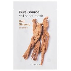 Missha Pure Source Cell Sheet Mask Red Ginseng 1/1