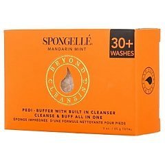 Spongelle Mandarin Mint Pedi - Buffer with Built - In Cleanser 1/1