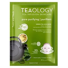 Teaology Green Tea AHA + BHA Face and Neck Mask 1/1