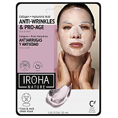 Iroha Nature Face & Neck Mask Anti-Wrinkles & Pro-Age Tissue 1/1