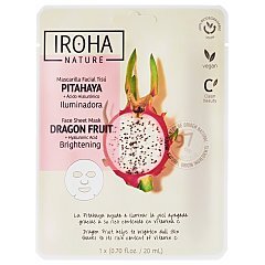 Iroha Nature Face Sheet Mask Brightening Dragon Fruit + Hyaluronic Acid 1/1