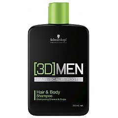 Schwarzkopf Professional 3D Men Hair & Body Shampoo 1/1