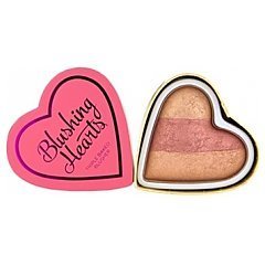 Makeup Revolution Blushing Hearts Triple Baked Blusher tester 1/1