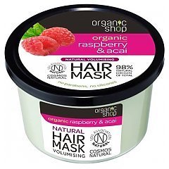 Organic Shop Volumising Hair Mask Raspberry & Acai 1/1