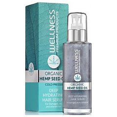 Wellness Organic Hemp Seed Oil Deep Hydrating Hair Serum 1/1