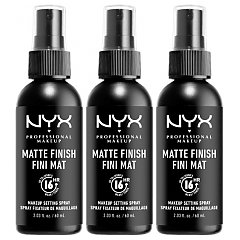 NYX Professional MakeUp Matte Setting Spray Trio 1/1