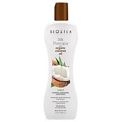 Biosilk Silk Therapy Organic Coconut Oil 3in1 Shampoo Conditioner Body Wash 1/1