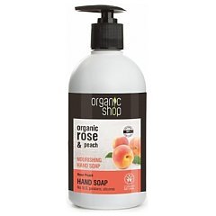 Organic Shop Rose Peach Hand Soap 1/1