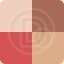 CHANEL Blush Harmony Coco Codes Collection Paleta róży 11g Hyperblack