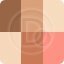 Diego Dalla Palma Full Face Palette Face & Eyes All-in-One Contour Paleta do makijażu twarzy 6 x 2,5g
