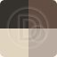 Make Up Factory Eye Colors Quatro Paleta czterech cieni do powiek 4,2g 04 Dim Greige