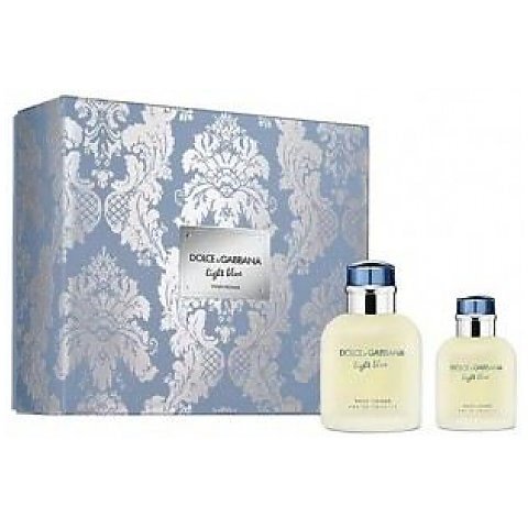dolce & gabbana light blue pour homme woda toaletowa 125 ml   zestaw 