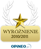 wyróżnienie Dolce.pl przez Opineo.pl