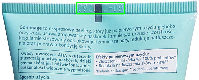 Kod partii Laboratorium Kosmetyczne FLOSLEK Furmanek sp. j.