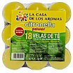 La Casa de los Aromas Citronella Podgrzewacze zapachowe 18szt. Trawa Cytrynowa