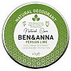 Ben&Anna Natural Deodorant Persian Lime Naturalny dezodorant w kremie w aluminiowej puszce 45g