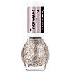 Miss Sporty Fireworks Coat Lakier do paznokci z płatkami złota 7ml 3 The Glitters