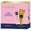 La Rive Her Choice Zestaw upominkowy EDP spray 100ml + żel pod prysznic 100ml