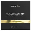 SunewMed+ Essence+ Hybrid Beauty Face Mask Hybrydowa maska z peptydami i śluzem ślimaka 4x28g
