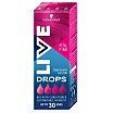 Schwarzkopf Live Drops Krople do nietrwałej koloryzacji włosów 30ml Petal Pink