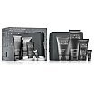 Clinique For Men Refreshed Skin Zestaw peeling do twarzy 100ml + balsam nawilżający 100ml + żel do mycia twarzy 50ml + krem pod oczy 7ml + kosmetyczka