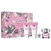 Versace Bright Crystal Zestaw upominkowy EDT 90ml + EDT 5ml + balsam 100ml + żel pod prysznic 100ml