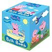 Peppa Pig Musująca kula do kąpieli 165g Malina