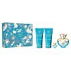 Versace Dylan Turquoise Pour Femme Zestaw upominkowy EDT100ml + żel do ciała 100ml + żel pod prysznic 100ml + EDT 5ml