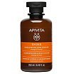 Apivita Shine & Revitalizing Shampoo Szampon rewitalizujący z pomarańczą i miodem 250ml