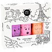 Nailmatic Kids Paris Neon Zestaw lakierów do paznokci Marshi 8ml + Dolly 8ml + Flamingo 8ml