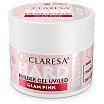 Claresa Hard & Easy Builder Gel Żel budujący 45g Glam Pink