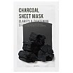 Eunyul Sheet Mask Charcoal Oczyszczająca maseczka do twarzy z węglem 22ml